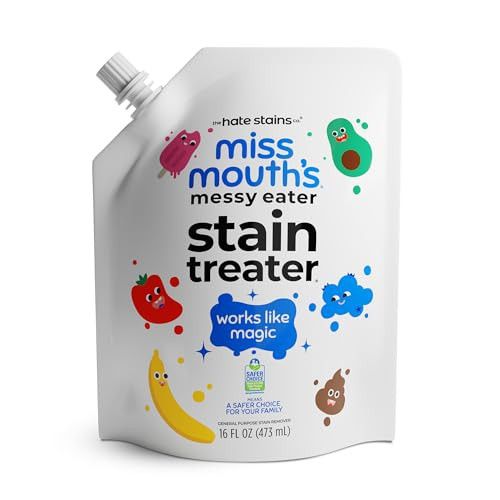Miss Mouth's Messy Eater Refill, Laundry Stain Remover, 16 Oz Pouch | Amazon (US)