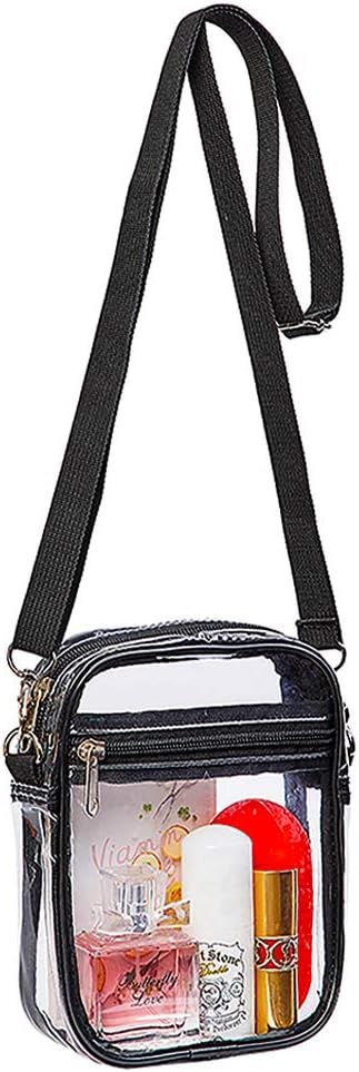 Clear Crossbody Purse Bag, Stadium Approved for Concerts, Festivals | Amazon (US)