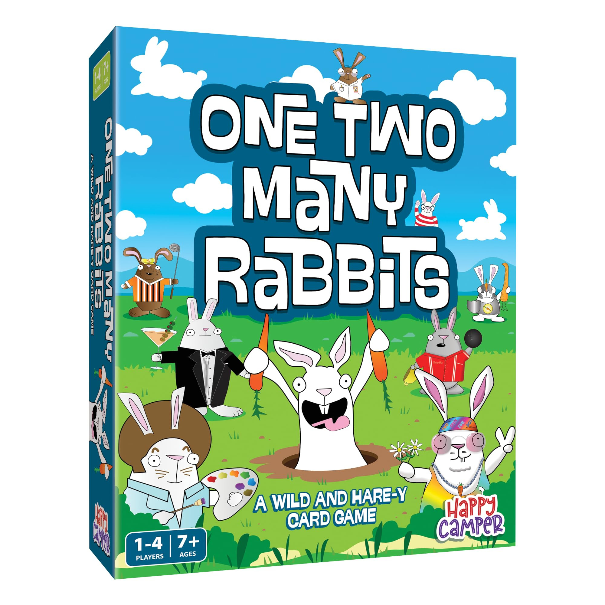 Happy Camper - One Two Many Rabbits - A Wild & Harey Card Game | Quick to Learn, Easy to Teach | ... | Amazon (US)