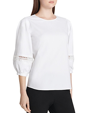 Calvin Klein Balloon-Sleeve Top | Bloomingdale's (US)