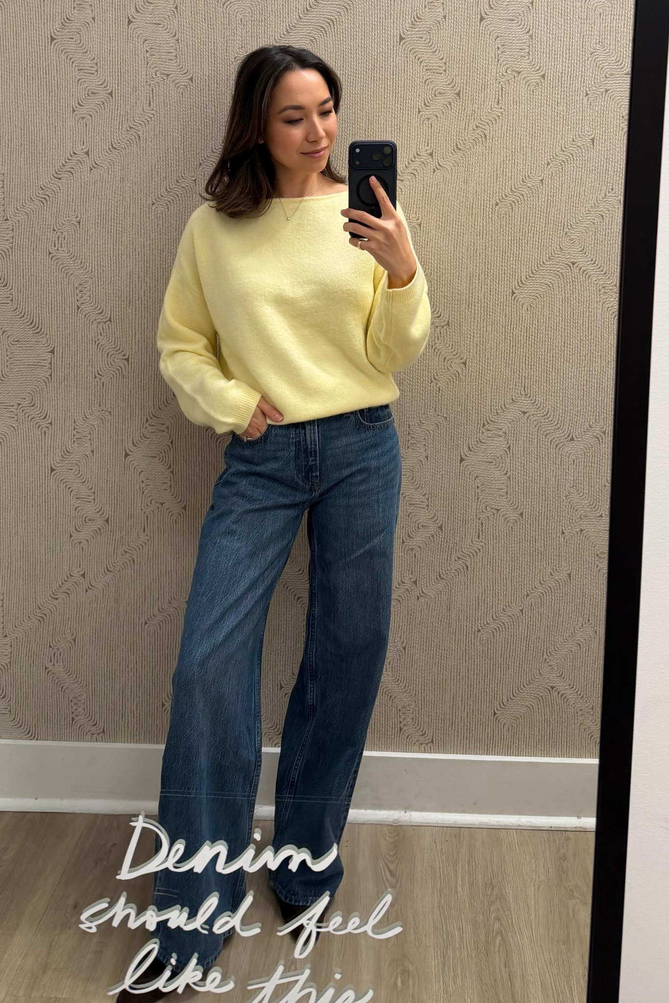 Abercrombie outfit on sale 

Use code AFJEAN for an additional 20% off

Sweater — xs, under $55 
Wide leg jeans — wearing size 24 in regular length (I’m 5’4”), under $60. I sized down in these 

#LTKSaleAlert