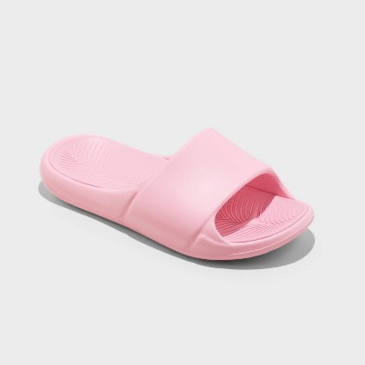 Kids' Apollo Slip-On Slide Sandals - All In Motion™ Pink 6 | Target