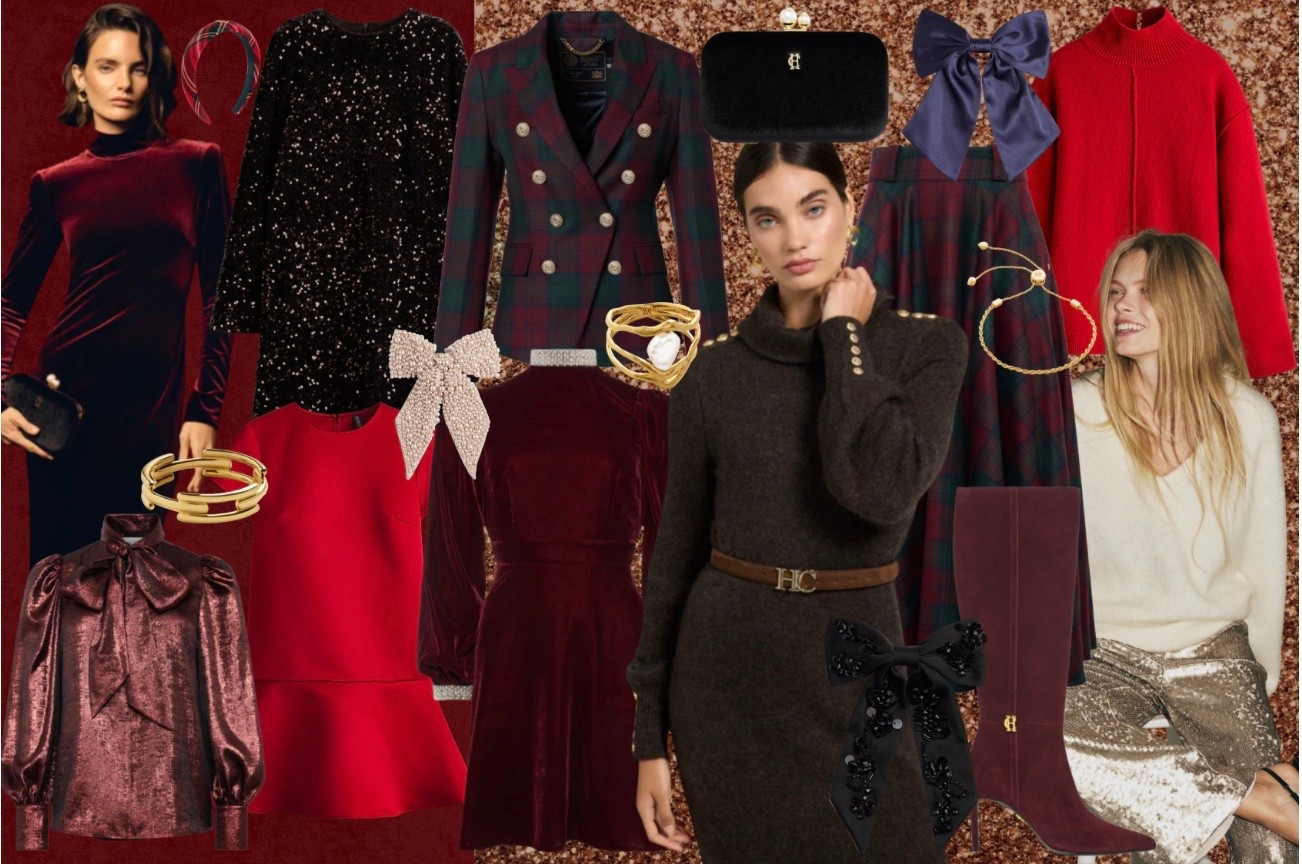 My high-street favourites for the perfect Christmas Day outfit ✨ Sequin dress, velvet outfit, cosy outfit for Christmas 🥂 Festive outfit ideas, what I’m wearing! 

#LTKfestive #LTKpartywear #LTKwinter