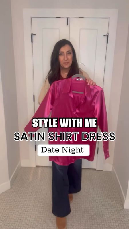 Style with me pink satin dress for date night.



#LTKover40 #LTKstyletip #LTKfindsunder50