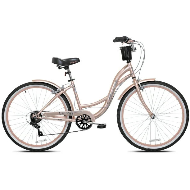 Kent 26 In. Bayside Women's Cruiser Bike, Rose Gold | Walmart (US)