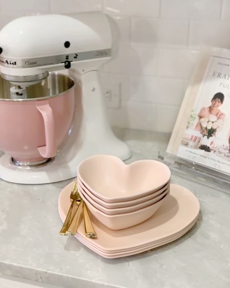 $3 Pink heart plates and bowls are back!! 💗 these sell out fast every year! ✨ Target heart plates melamine plates target Valentine’s Day decor 

#LTKsalealert #LTKhome #LTKfamily