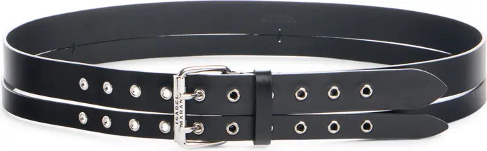 Split Grommet Leather Belt | Nordstrom