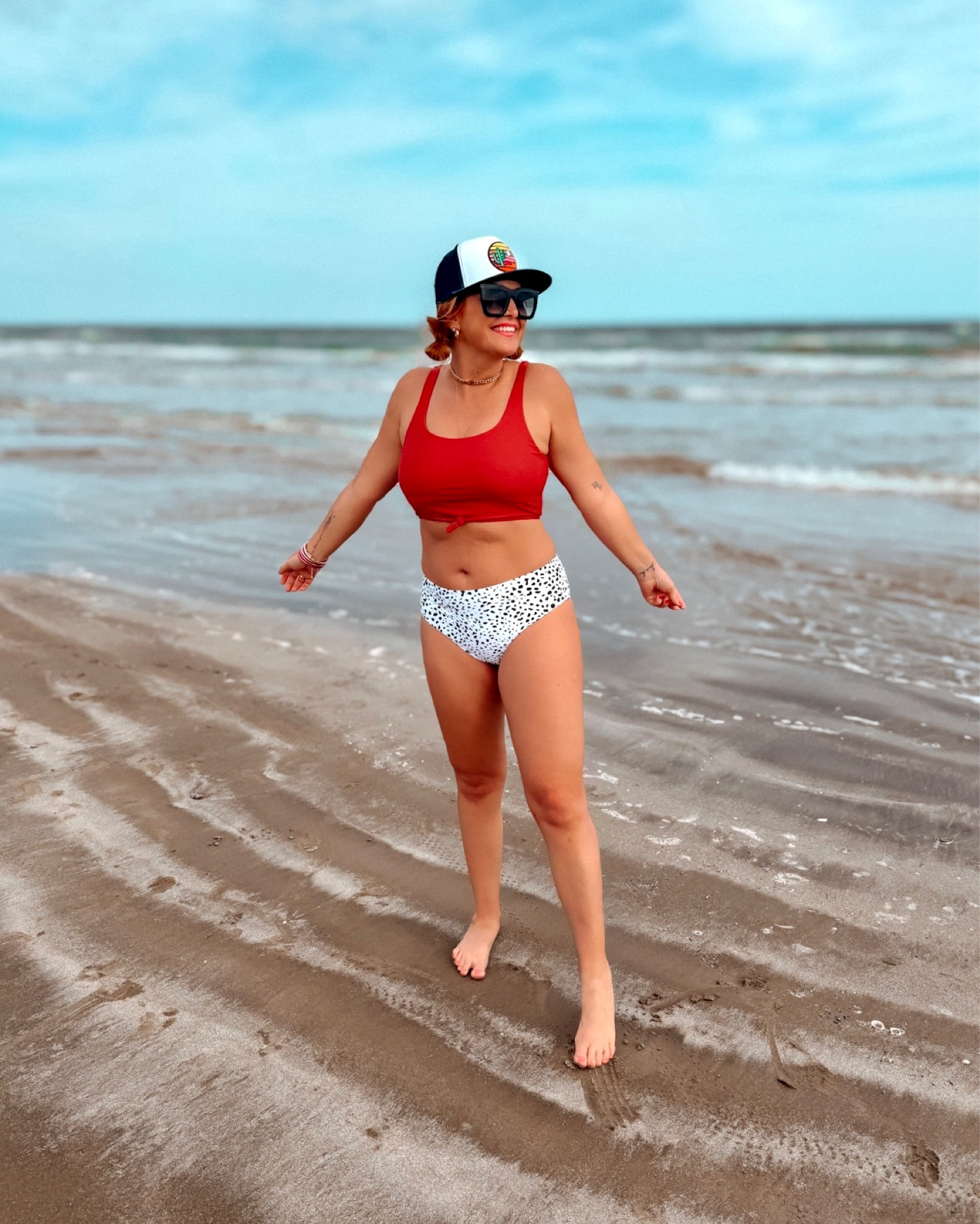 Another Amazon two-piece swim fave—comes in LOTS of color + pattern options. 

#LTKswim #LTKfindsunder50