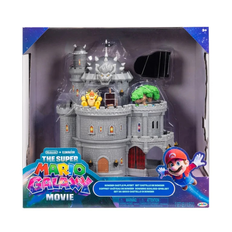 The Super Mario Galaxy Movie – Deluxe Bowser Castle Playset with 1.5 inch Bowser Action Figure,... | Walmart (US)