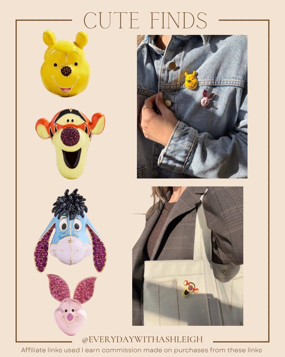 The new Winnie the Pooh 3D pins from BaubleBar are the cutest collectible accessory 🧸🍯✨ Perfect for adding personality to denim jackets, tote bags, backpacks, or even displaying as part of a Disney collection. Such a fun gift idea for Disney lovers and nostalgic girlies!

#WinnieThePooh #BaubleBar #DisneyPins #DisneyAccessories #CollectiblePins #DisneyStyle #GiftIdeas

#LTKootd #LTKdayinmylife #LTKmomlife