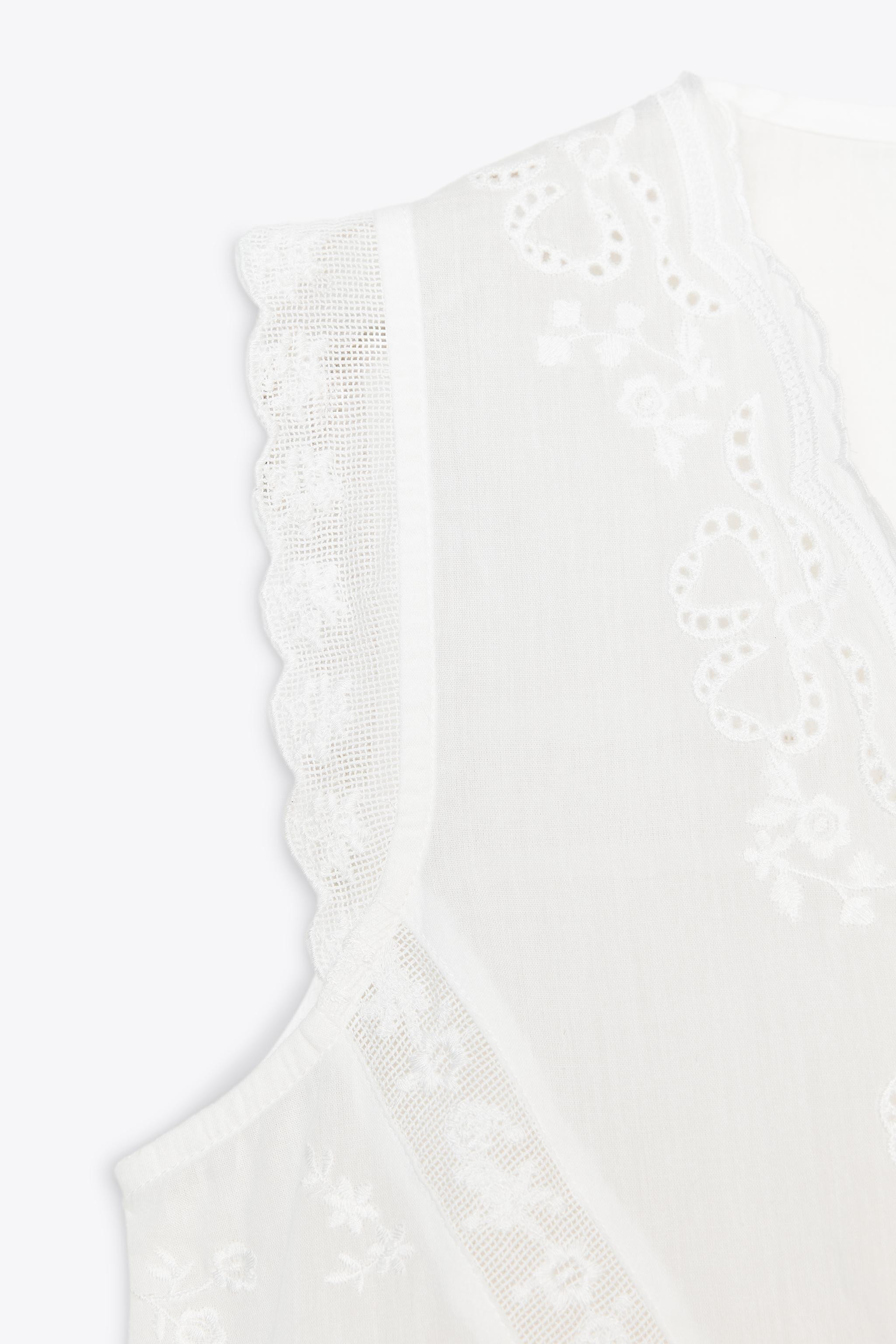 EMBROIDERED TOP | Zara US