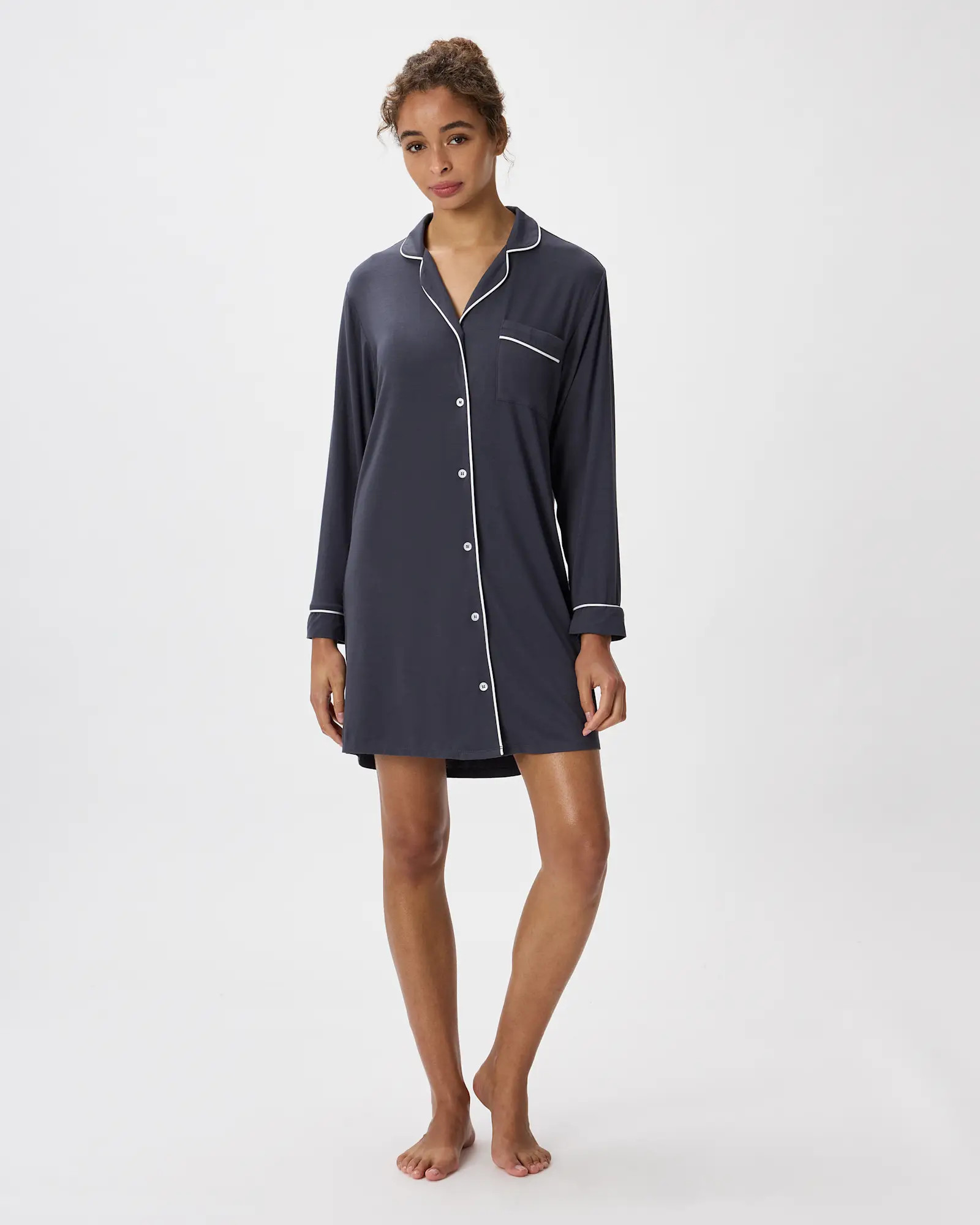 Bamboo Jersey Sleep Shirt | Quince