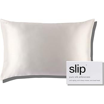 Slip Queen Silk Pillow Cases - 100% Pure 22 Momme Mulberry Silk Pillowcase for Hair and Skin - Qu... | Amazon (US)