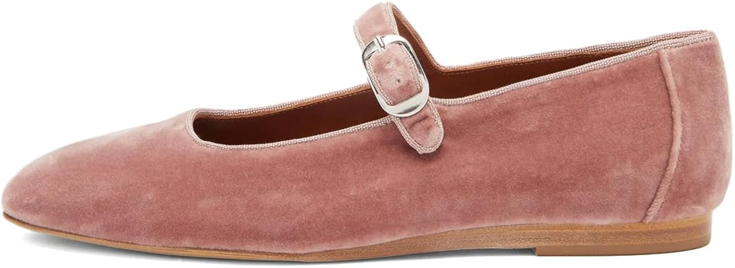 Pazzion Women's Cute Closed Round Toe Mary Janes Comfortable Strap Buckled Ballet Flats Vintage D... | Amazon (US)