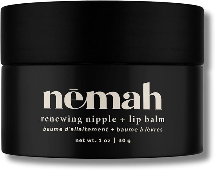 Nemah - Organic Nipple Balm, Nipple Cream Safe for Breastfeeding - 2-in-1 Nipple Butter & Lip Bal... | Amazon (US)