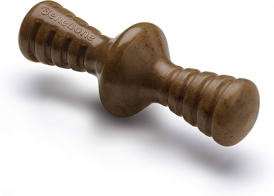 Benebone Zaggler Rolling Dog Chew Toy for Aggressive Chewers, Real Bacon, Made in USA, Large | Amazon (US)