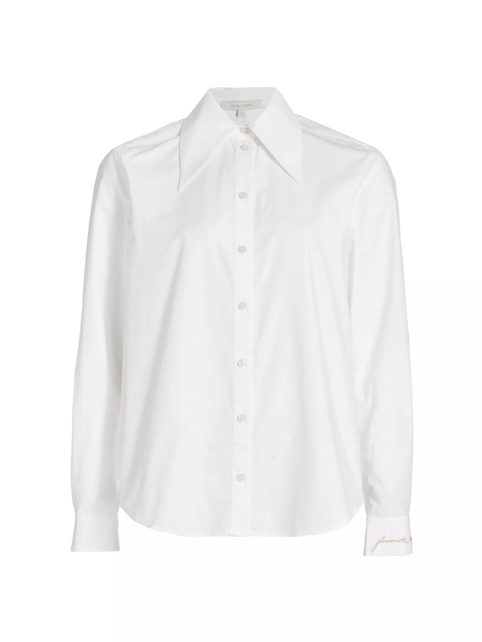 Shop Favorite Daughter The Statement Cotton Shirt | Saks Fifth Avenue | Saks Fifth Avenue
