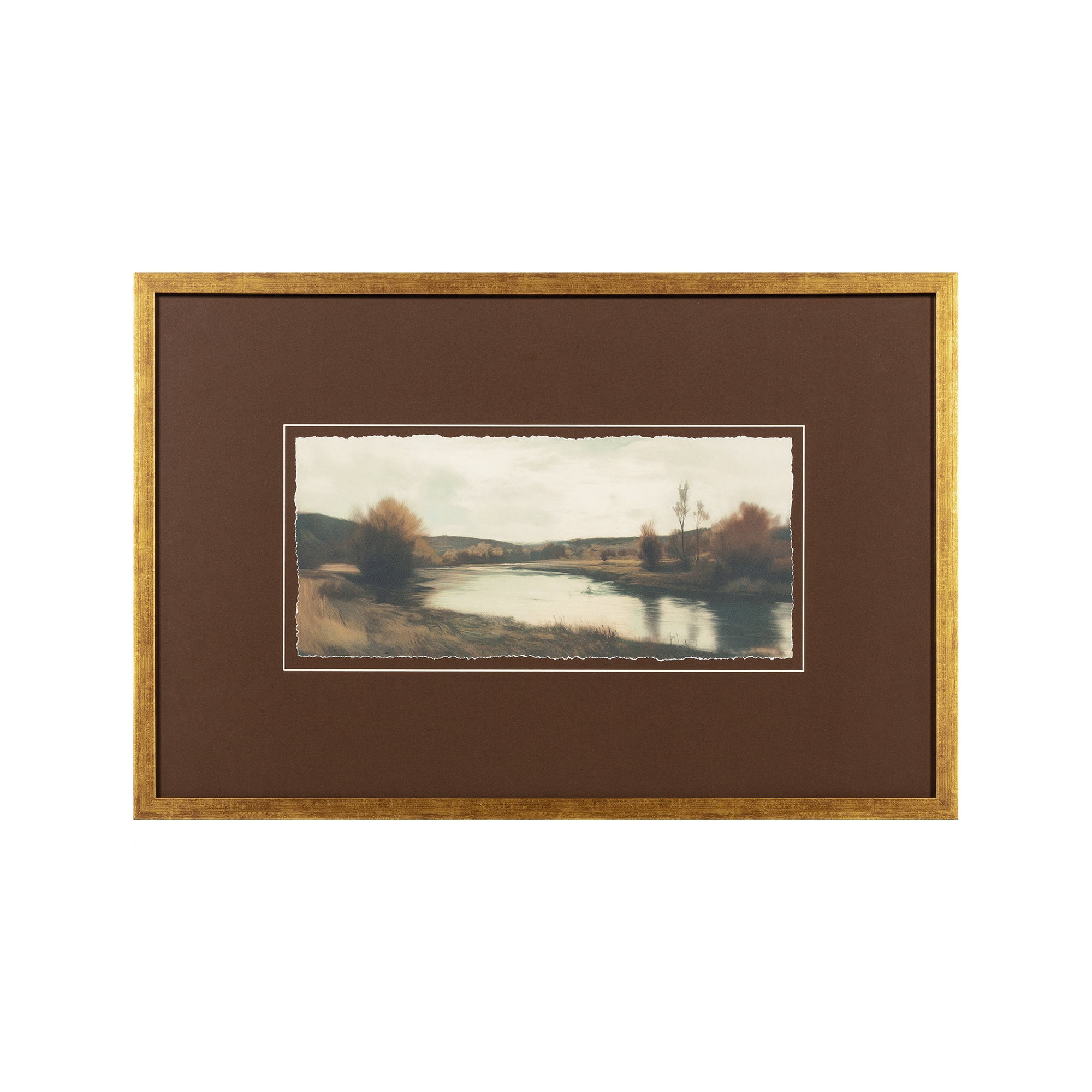 My Texas House By the River Painting 30x20 Framed Wall Art - Walmart.com | Walmart (US)