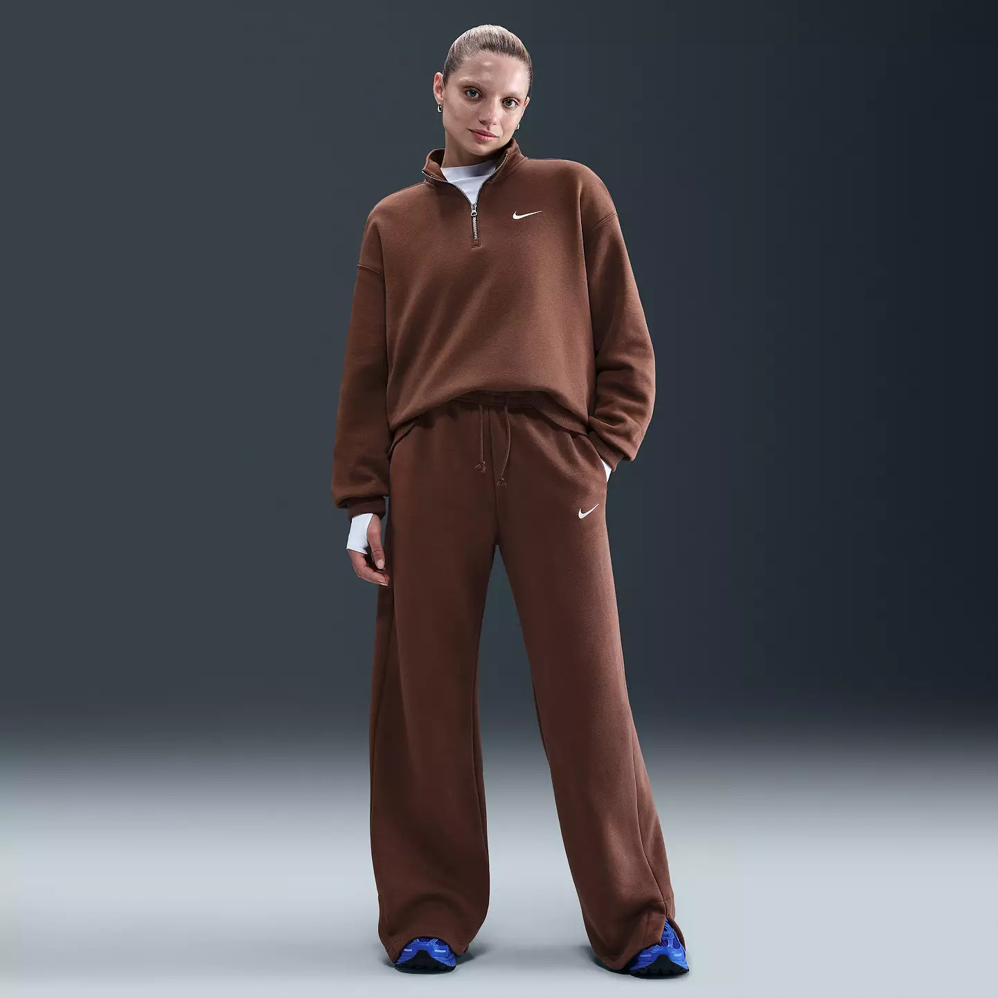 Nike Women's Sportswear Phoenix Fleece High-Waisted Wide-Leg Pants | DICK'S Sporting Goods