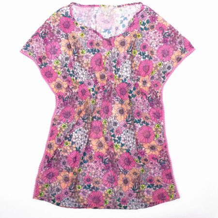 Kaftan Cover Up Girls 3-14 Mod Floral Pink | Shade Critters