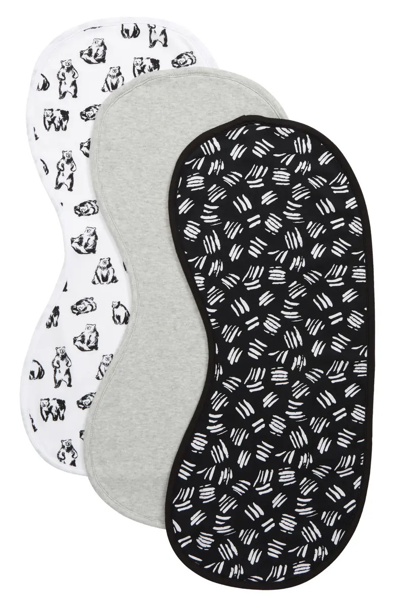 Nordstrom Assorted 3-Pack Cotton Burp Cloths | Nordstrom | Nordstrom