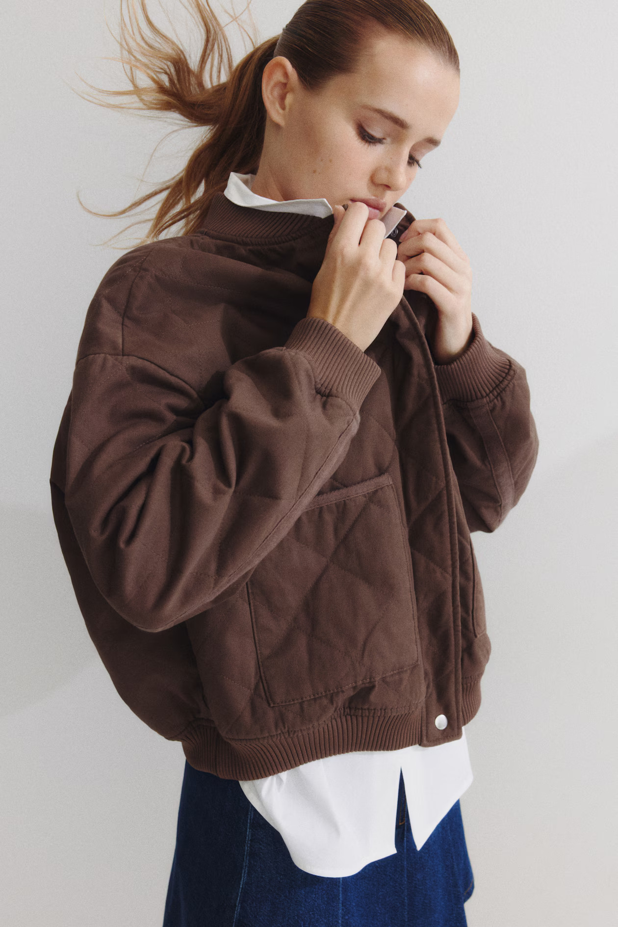 Quilted Bomber Jacket | H&M (US + CA)