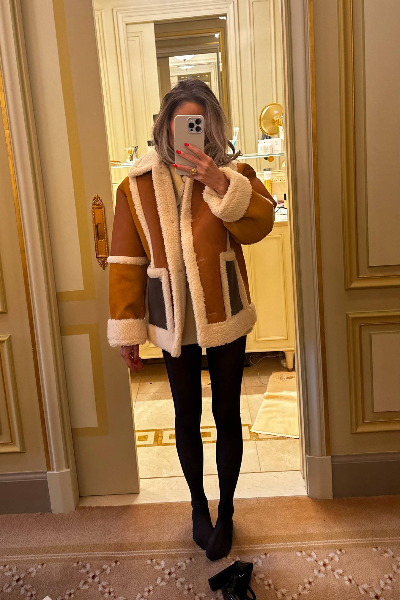 My jacket is old L’Academie but linked similar