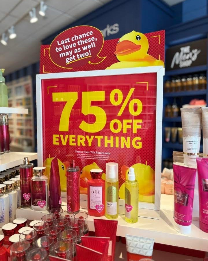 🛍️ Bath & Body Works Semi-Annual Sale is LIVE! Up to 75% OFF select products! ✨

Perfect time to stock up on your favorite scents before they sell out

#LTKSaleAlert #LTKgrwm #LTKselfcare