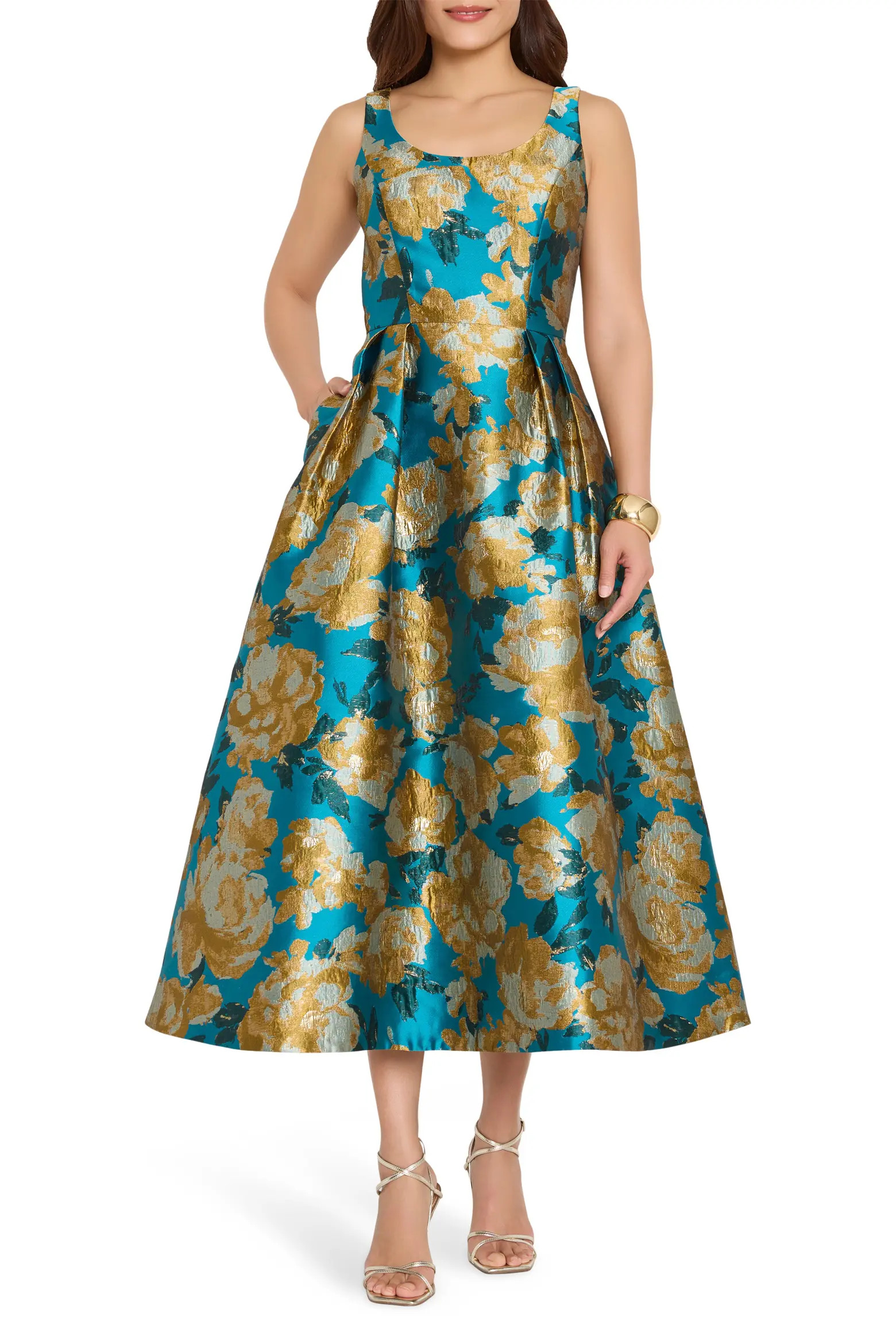 Brocade Sleeveless Cocktail Dress (Women) | Nordstrom | Nordstrom