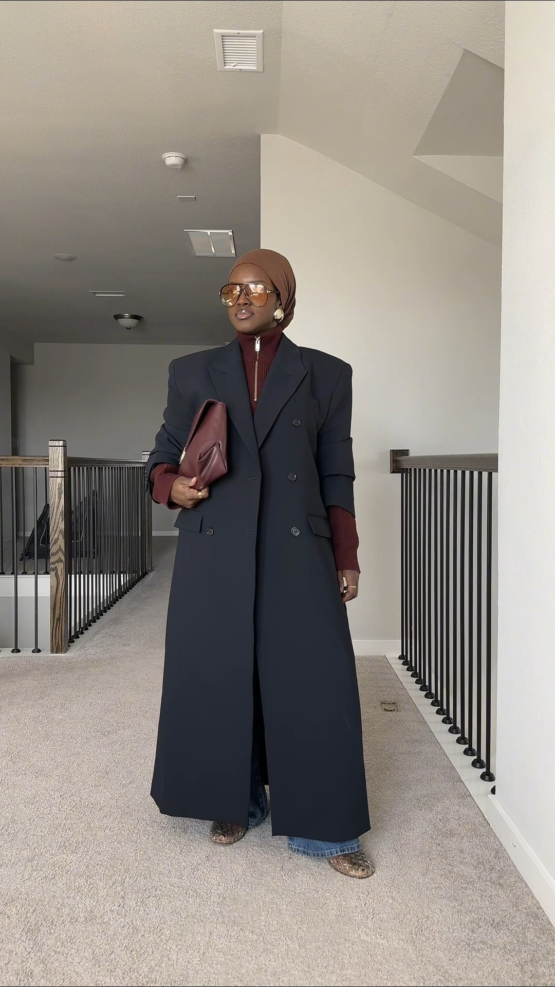A simple but stylish look perfect and comfortable enough for running errands or going out for brunch with the girls. 

I wear a size XL in the half zip sweater and Medium in the coat, it is super oversized with exaggerated shoulder pads so if you want a little less of that then I would size down. 

#LTKgrwm #LTKootd #LTKU