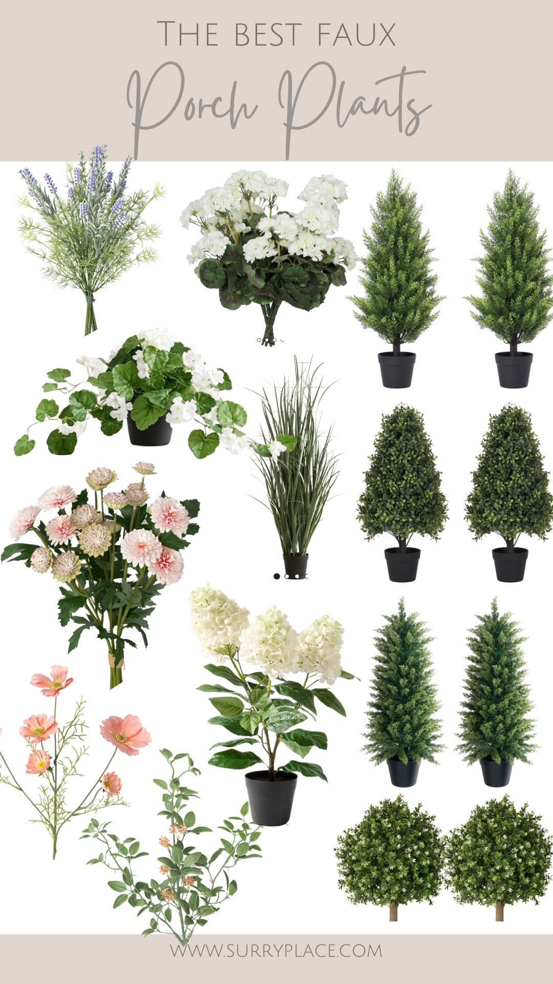 The most realistic and best quality faux stems & porch plants

#LTKHome
