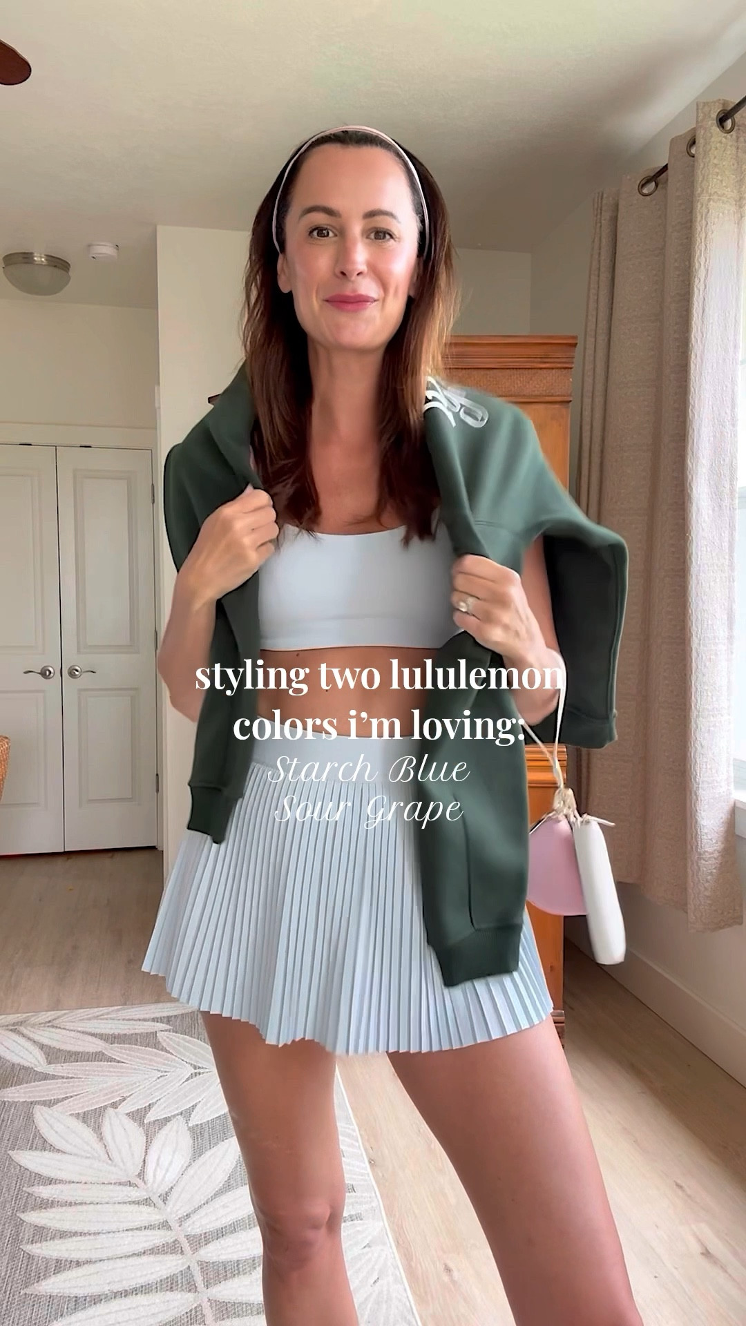 Ok, @lululemon has so many good colors for spring right now #ad 💚🦋🌻🌸 I grabbed some of my favorite items in the Starch Blue and Sour Grape and styled them here for you.

The Starch Blue is feminine and flirty while the Sour Grape is going to really pop and turn some heads. Other colors I’m loving right now: Butter Cream and Hawaiian Blue #swoon. Head to the LTK app asap to add some of these fun colors to your wardrobe this spring! #lululemomcreator @shop.ltk #liketkit 

#LTKActive #LTKStyleTip #LTKFindsUnder100