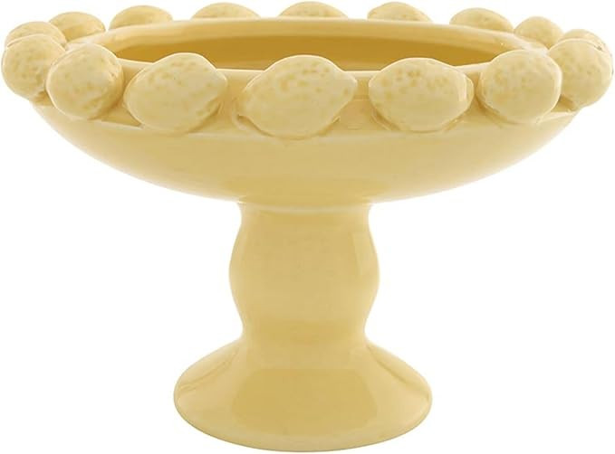 47th & Main Lemon Ceramic Cake Stand Small Tabletop Pedestal Dessert Holder, 6.25" Diameter x 4" ... | Amazon (US)