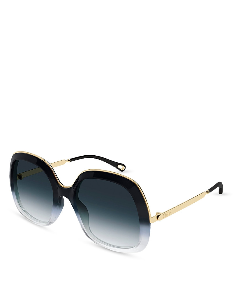 Chloe Square Sunglasses, 56mm | Bloomingdale's (US)