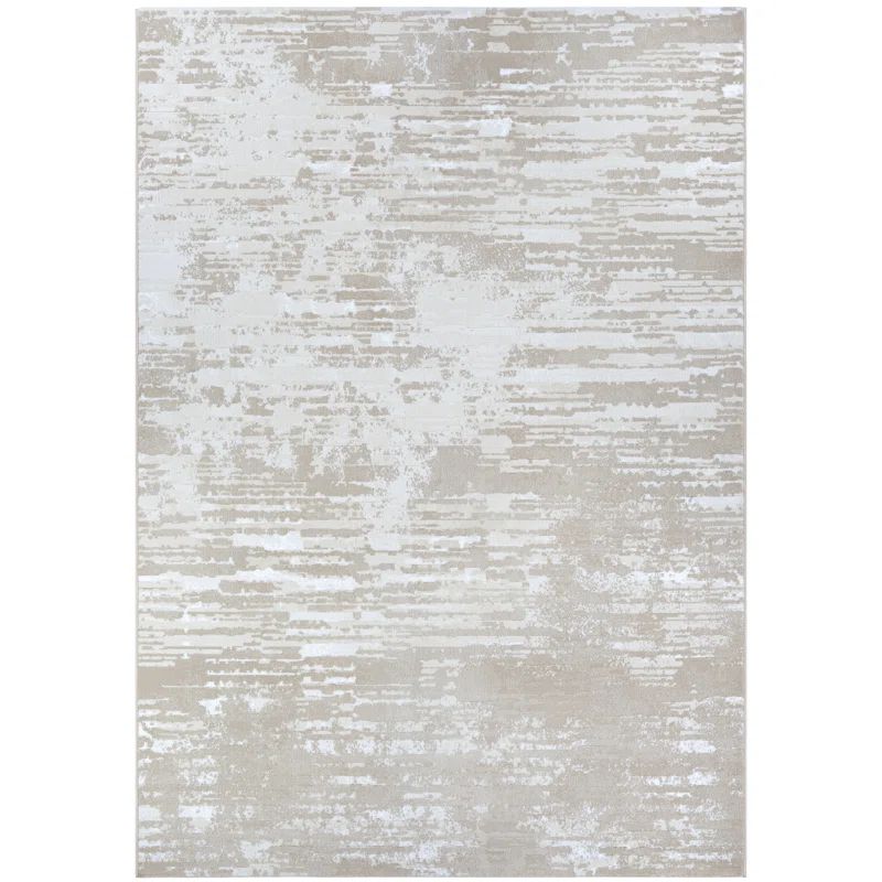 Driggers Abstract Champagne Area Rug | Wayfair North America