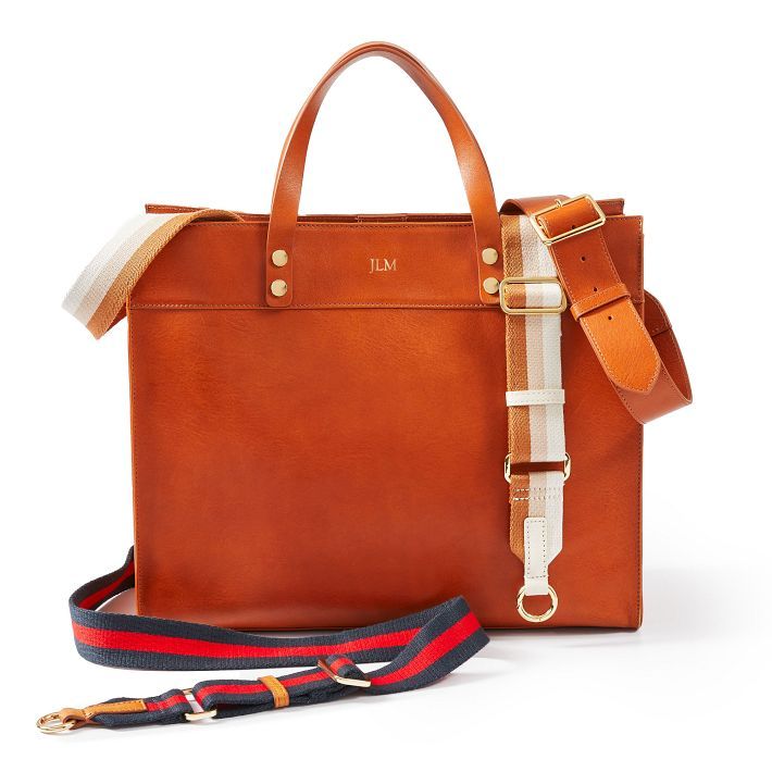 Essential Leather Tote and Crossbody Straps Set | Mark and Graham