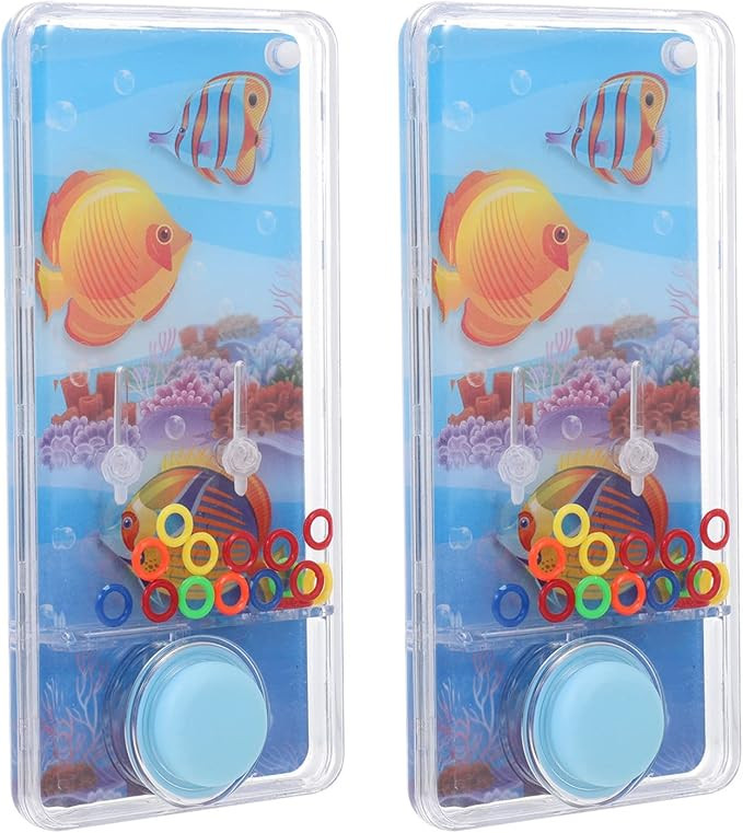 STOBOK 2pcs Handheld Water Ring Toy Water Throwing Circle Game Water Ring Toss Toys Travel Game C... | Amazon (UK)