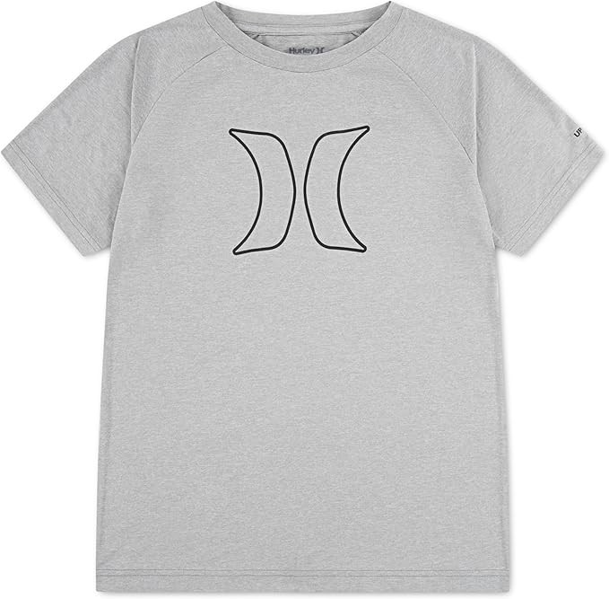 Hurley Boy's Icon UPF 50+ Rash Guard Swim Shirt | Amazon (US)