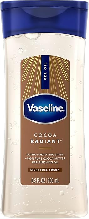 Vaseline Intensive Care Cocoa Radiant for Glowing Skin Body Gel Oil Made with Pure Cocoa Butter +... | Amazon (US)