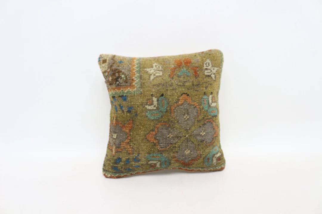 Pillow Cover, Home Decor Pillow, Kilim Pillow Cover, Throw Pillow, 12x12 Brown Cover, Rug Pillow,... | Etsy (US)