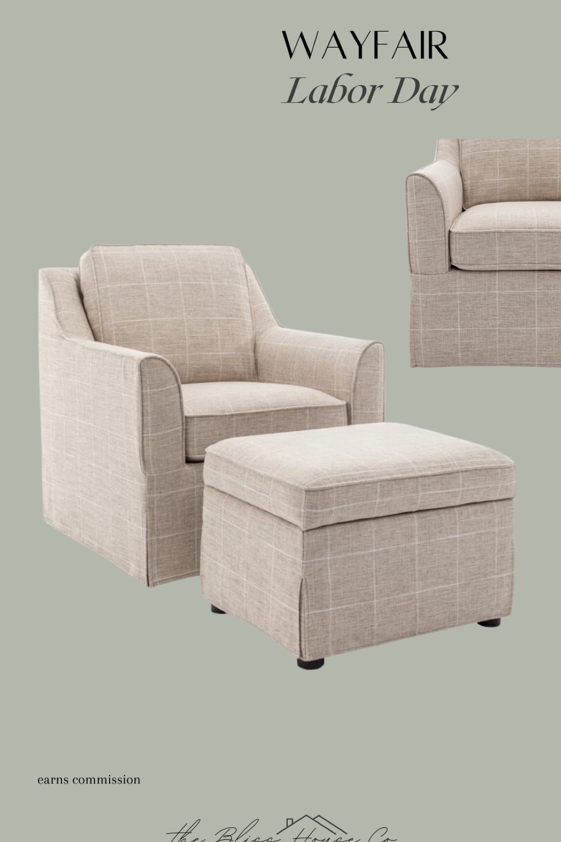 Swivel and plaid! Love it! #wayfair 

#LTKSaleAlert #LTKHome #LTKStyleTip