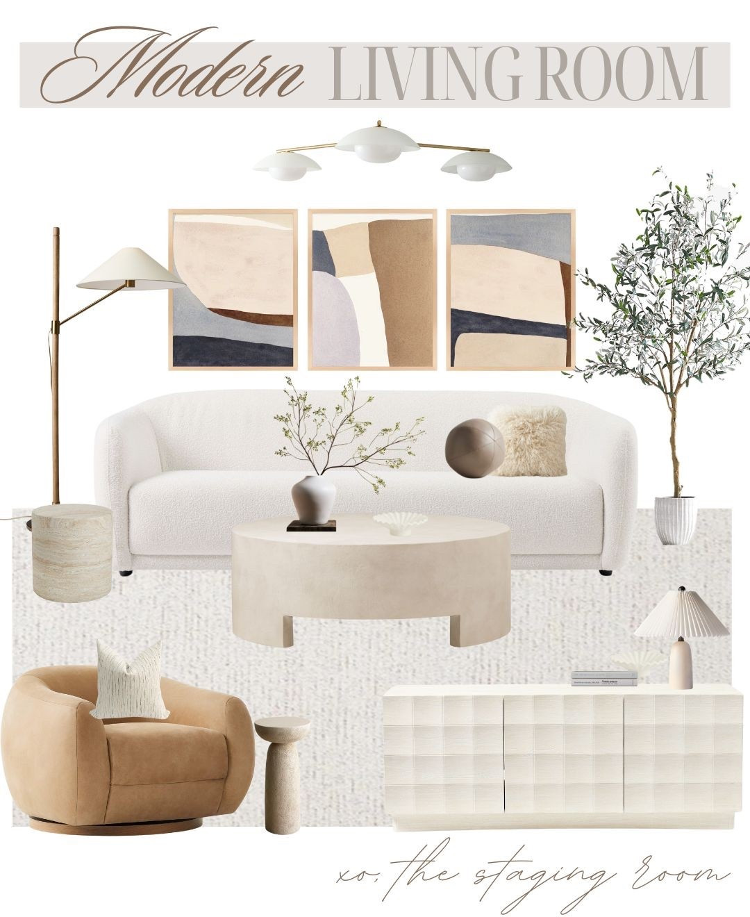 Modern Living Room ✨

#livingroomidea #moodboard #interiordesign #familyroom #sofa #coffeetable #roundcoffeetable #explore

#LTKcasa #LTKsale