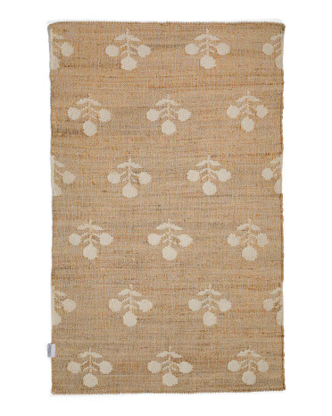 4x6 Wool Blend Hand Woven Rug | TJ Maxx