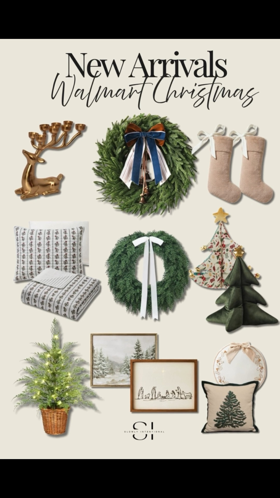 Walmart Christmas just dropped—and I’m obsessed! From cozy sherpa stockings to velvet ribbon wreaths and gold reindeer candleholders, everything looks straight out of a designer catalog but for a fraction of the price. Don’t wait—these sell out fast every year!

#LTKSeasonal #LTKHome