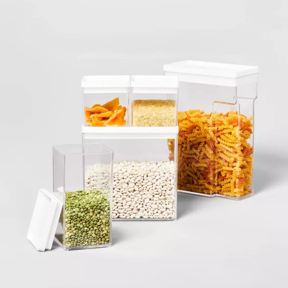 Plastic Food Storage Container Clear - Brightroom™ | Target