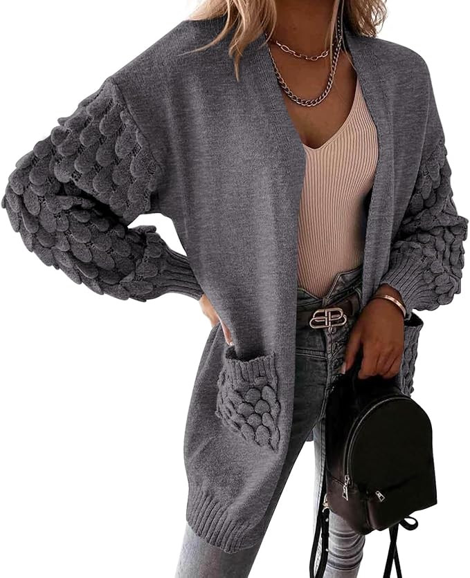 PRETTYGARDEN Women's Cardigan Sweaters Fall Clothes Open Front Cable Knit Oversized Winter Coats ... | Amazon (US)