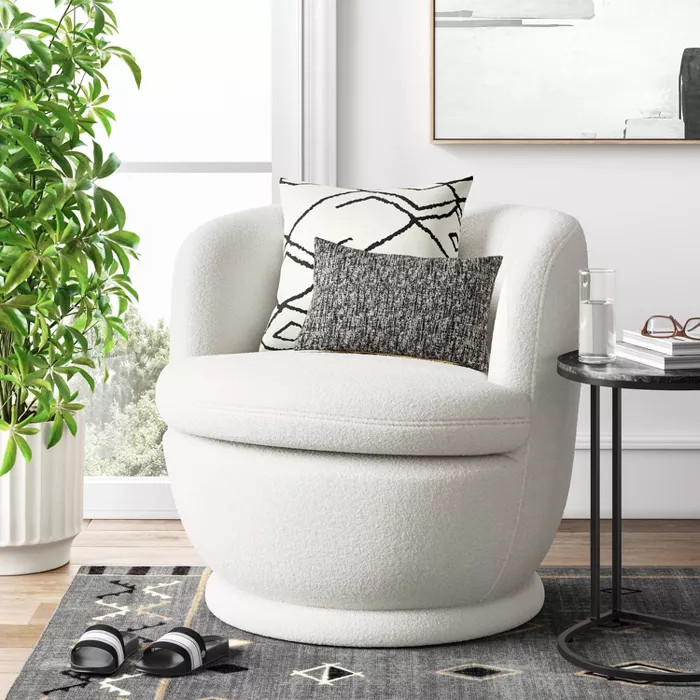 Dorton Round Swivel Barrel Chair - Project 62™ | Target