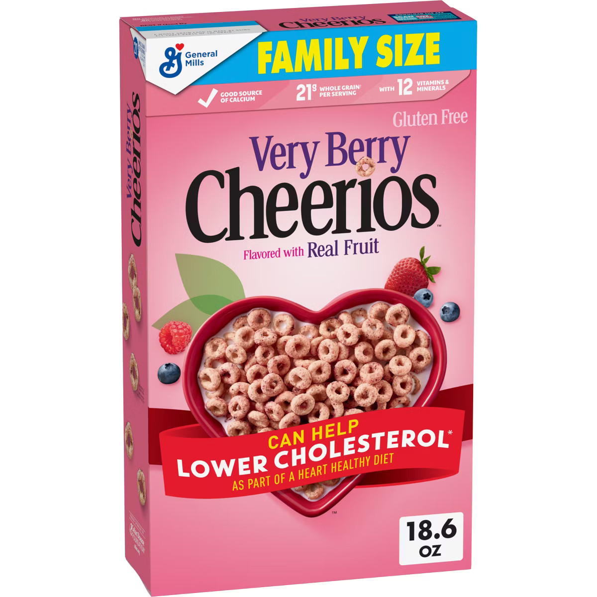 General Mills Family Size Very Berry Cheerios Cereal - 18.6oz | Target