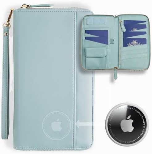 Travel Document Organizer - RFID Passport Wallet Case Family Holder Id Wristlet | Amazon (US)