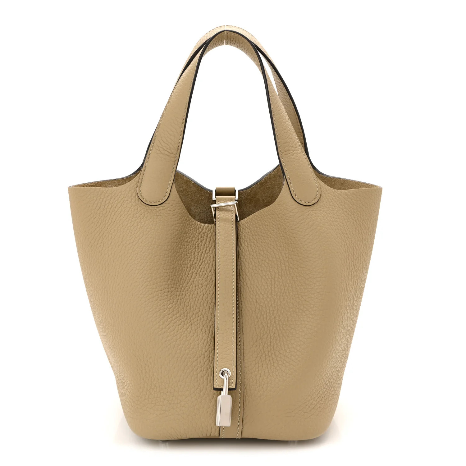 Taurillon Clemence Picotin Lock 18 PM Trench | FASHIONPHILE (US)